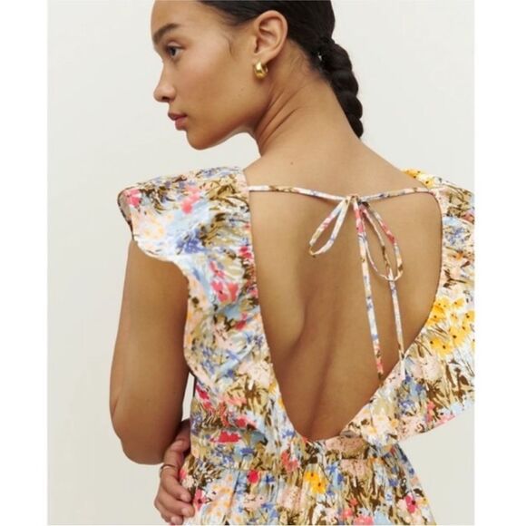 Reformation Reina Dress Countryside Floral Midi NWT $298 - Picture 4 of 6